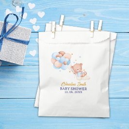 Sacolinha We Can Bearly Wait ,Cute Bear Baby Shower boy