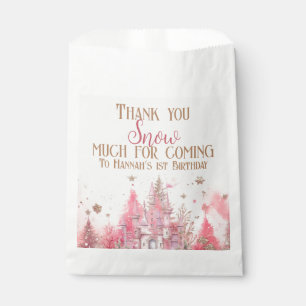 Sacolinha Whimsical Winter Princess Fairytale Birthday