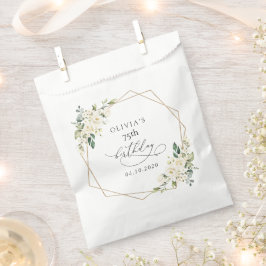 Sacolinha White Flowers, Cream Flowers, Boho, Birthday