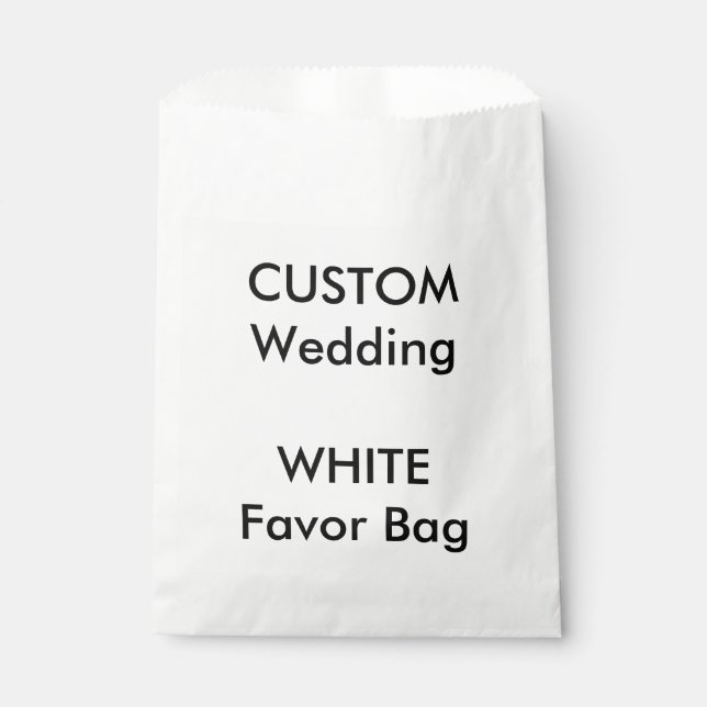 Sacolinha White Paper Favor Bag WHITE (Frente)