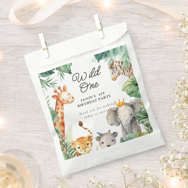 Sacolinha Wille One Safari Birthday (Cortado)