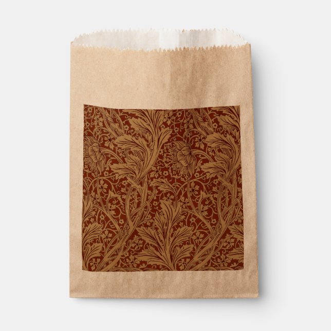 Sacolinha William Morris Arcadia Jardim Floral Flor Classi (Frente)