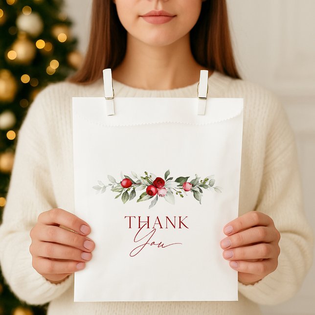 Sacolinha Winter Berry Thank You (Criador carregado)