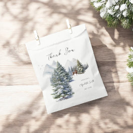 Sacolinha Wonderland de inverno Sexo Neutro É Frio Lá Fora