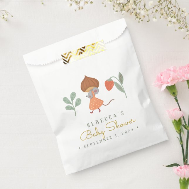 Sacolinha Woodland Little Mause Favor Bag (Selado)