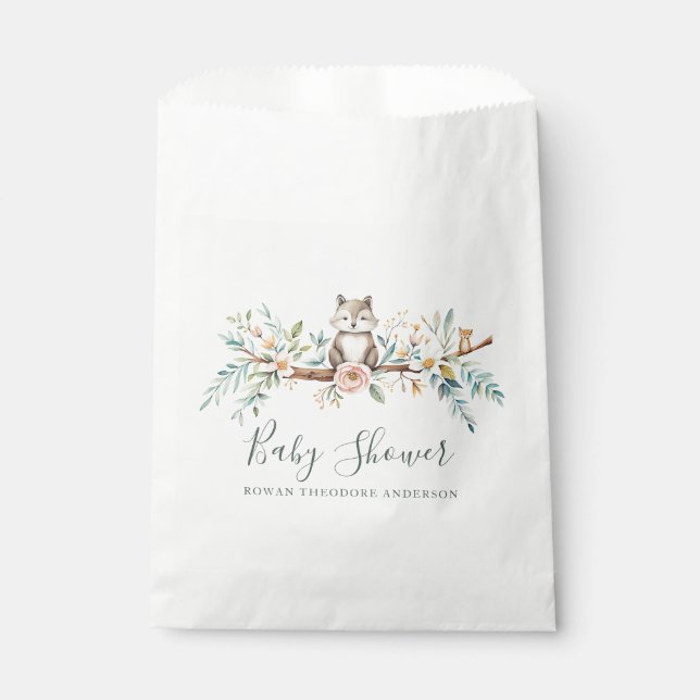 Sacolinha Woodland Watercolor (Frente)