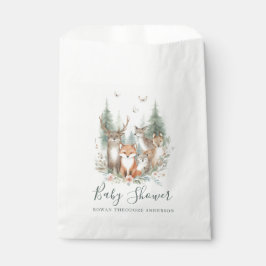 Sacolinha Woodland Watercolor