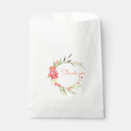 Sacolinha Wreath de Jardim de Aquarela