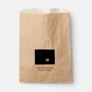 Sacolinha Wyoming Wedding Favor Treat Sacks, Sacos-Presente