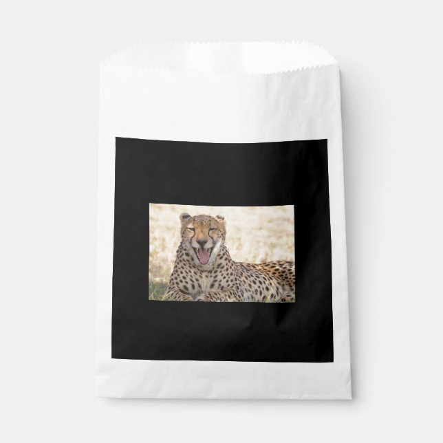 Sacolinha Yawning Cheetah (Frente)
