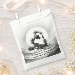 Sacolinha Yoga Reiki Pigeon Pose Watercolor, Rei Pigeon Com