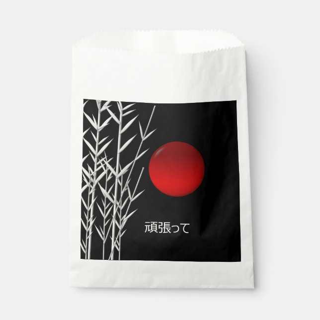 Sacolinha Zen Art, boa sorte, personalizado (Frente)