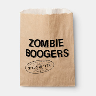 Sacolinha Zombie Boogers Trick ou Treine Favor Bag
