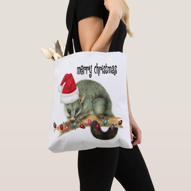 Sacos de Tote de Mulheres de Feliz Natal (Close Up)