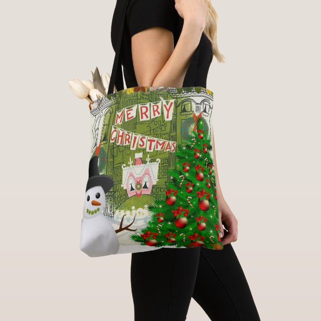 Sacos de Tote de Mulheres de Natal (Close Up)