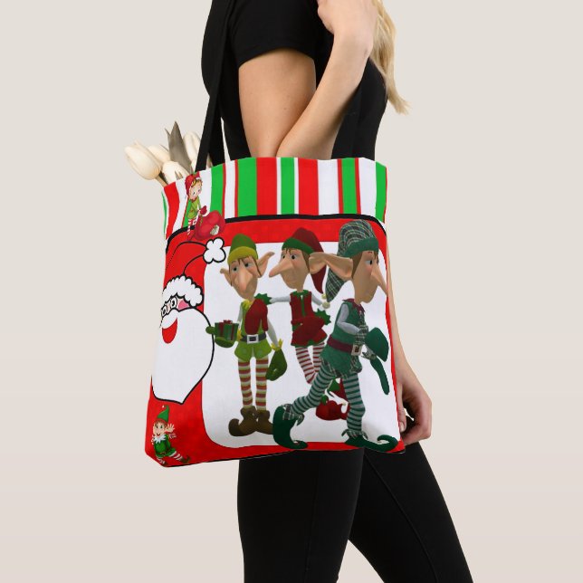 Sacos de Tote de Mulheres de Natal (Close Up)