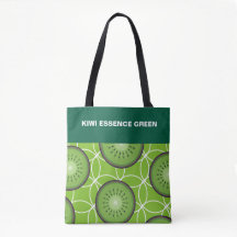 Sacos de tote kiwi essência verde