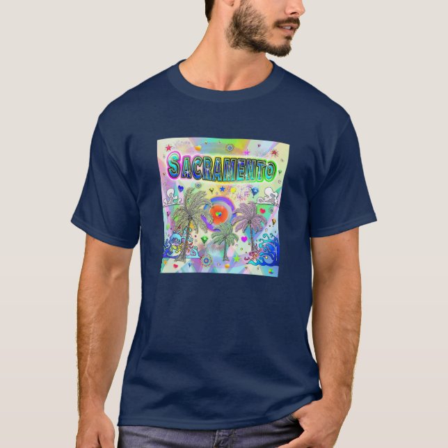 Sacramento Deep Dream T-Shirt (Frente)