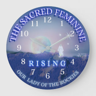 Sacred Feminine Rising - Relógio de Parede Mãe Mar