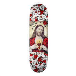 Sacred Heart Jesus skate SEU NOME