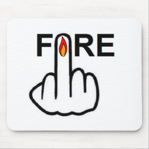 Sacudir de Fogo do Mousepad