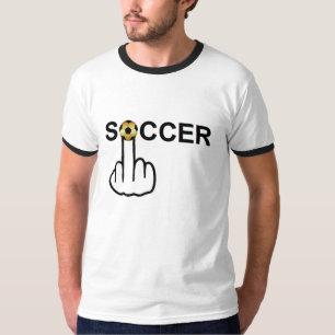 Sacudir de futebol de camiseta