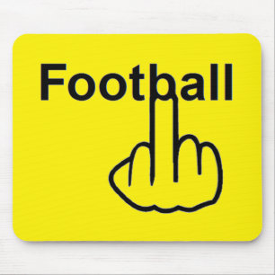 Sacudir de futebol Mousepad