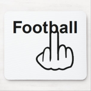 Sacudir de futebol Mousepad