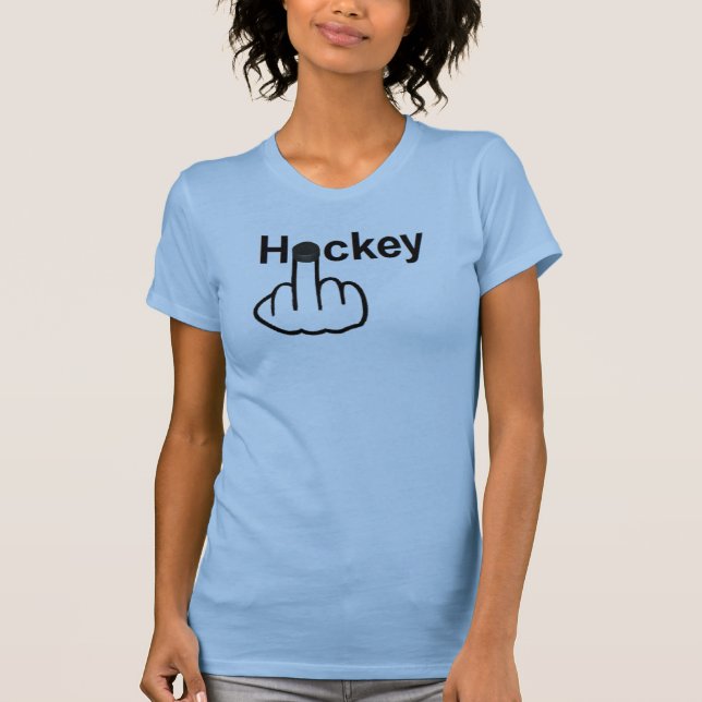 Sacudir de hóquei em T-Shirt (Frente)