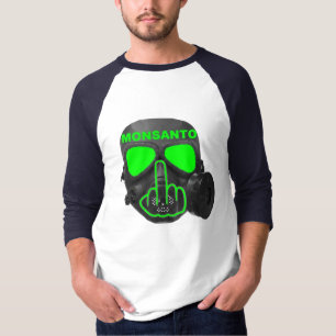 Sacudir de máscara de gás Monsanto para camiseta