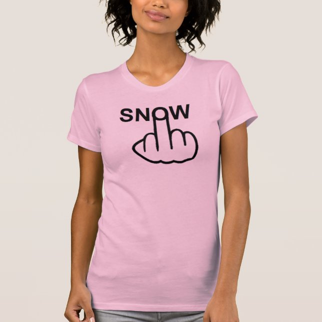 Sacudir de neve de T-Shirt (Frente)