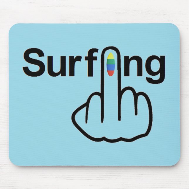 Sacudir de surf do Mousepad (Frente)