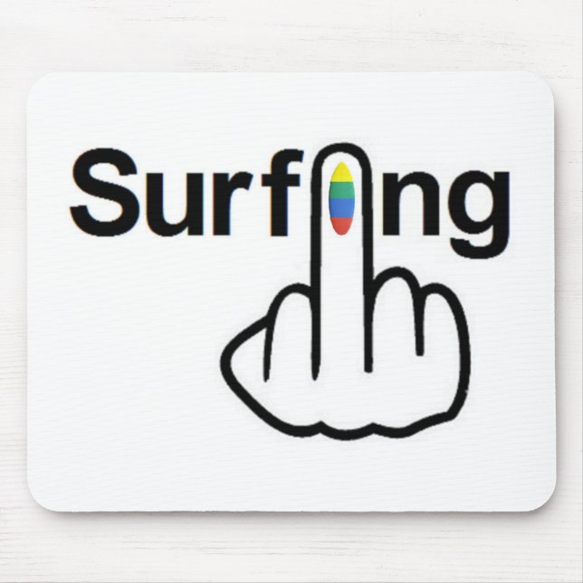 Sacudir de surf do Mousepad (Frente)