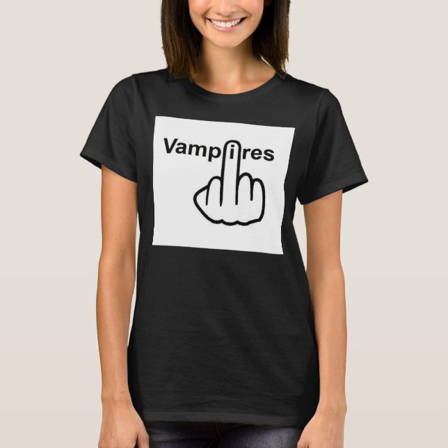 Sacudir dos Vampiros de Camisa T (Frente)