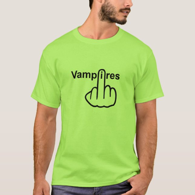 Sacudir dos Vampiros de Camisa T (Frente)