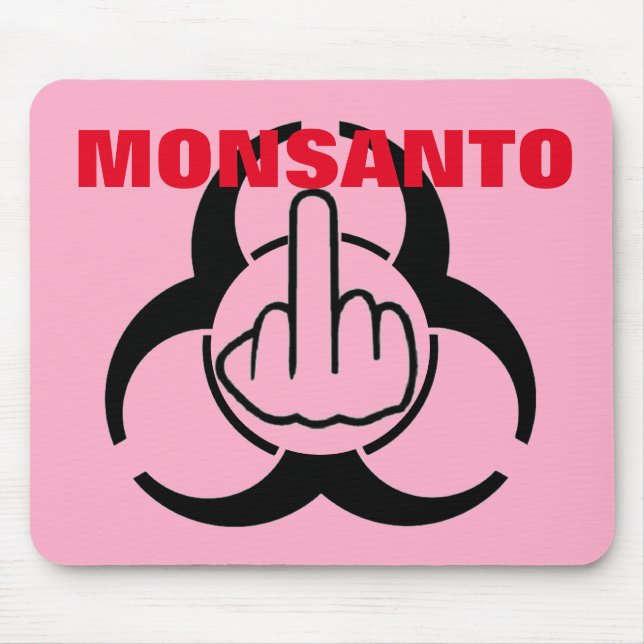 Sacudir Monsanto Bio Hazard do Mousepad (Frente)