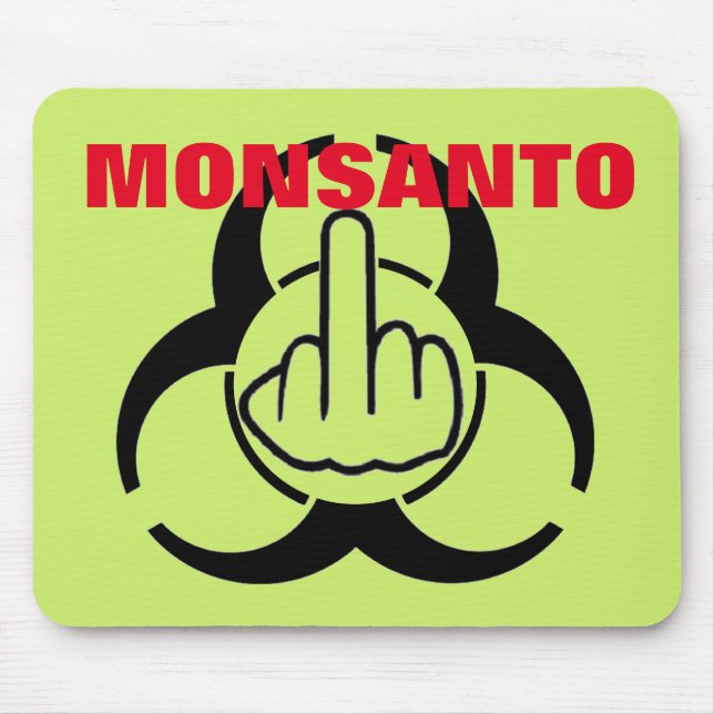 Sacudir Monsanto Bio Hazard do Mousepad (Frente)