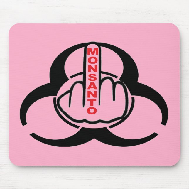 Sacudir Monsanto Bio Hazard do Mousepad (Frente)