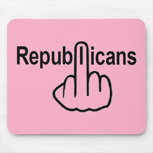 Sacudir Republicano Mousepad (Frente)