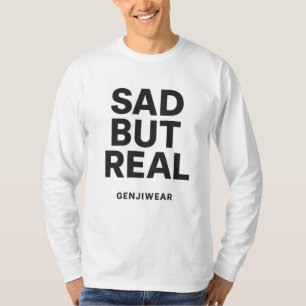 SAD MAS REAL Camisa de Capa Longa - Minimalista Ho