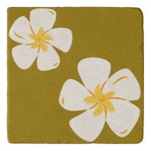 Saddle Brown, Trivet White Orchid