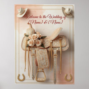 Saddle & Sparkle - Posters de casamento e Signa oc