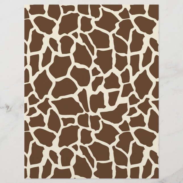 Safari Boy O Papel De Dois Lados Girafa A (Frente)