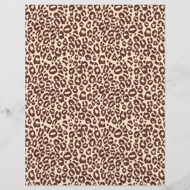 Safari Boy Scrapbook Paper Cheetah (Frente)
