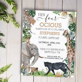 Safari na Selva Quarto Quatro Aniversário Pantera 