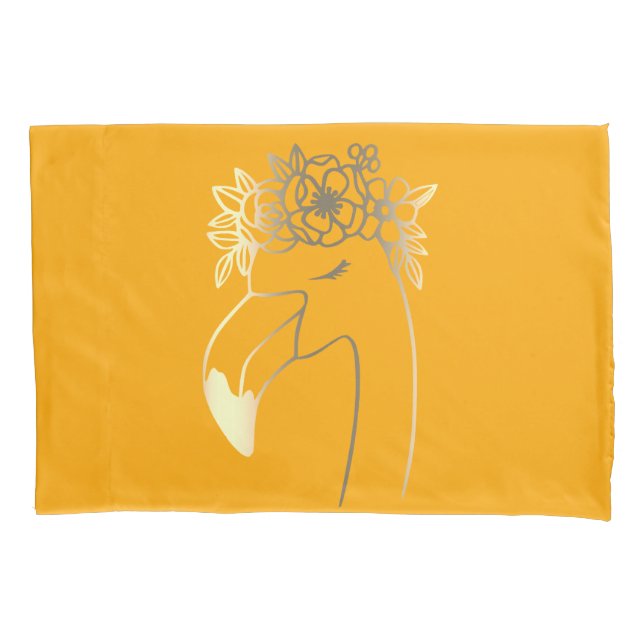 Saffron Summer Watercolor Bright Flamingo (Frente)