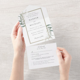Sage d'água deixa rsvp anexado