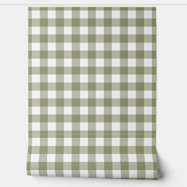 Sage Gingham Check Green Buffalo Plaid