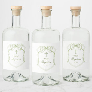 Sage Green Arco Crest Baptism