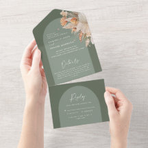 Sage Green Bohemian Pampas Casado